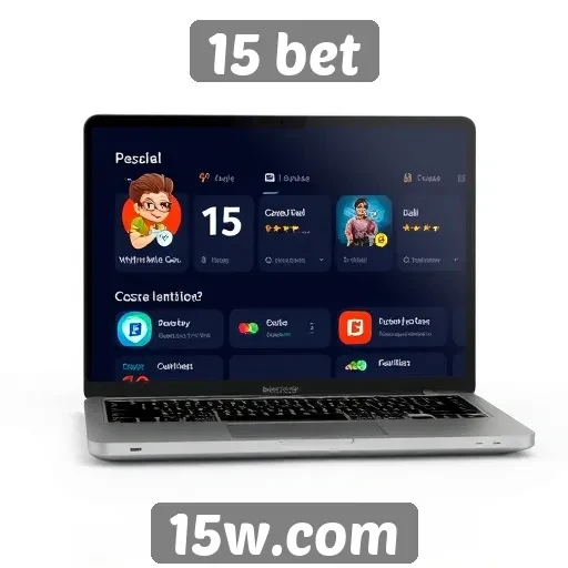 Interface do usuário do 15 bet é amigável
